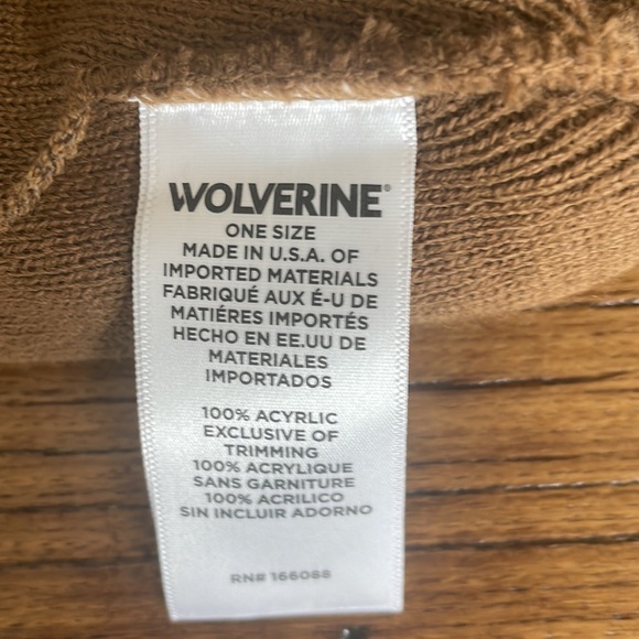 NWT Wolverine One Size Chestnut Brown Knit Watch Cap - Picture 6 of 8